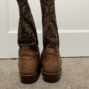 Tony Lama Boots - Mens 8 1/2 EE - Brown/Tan